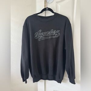 Original Deluxe Black Crewneck Sweater